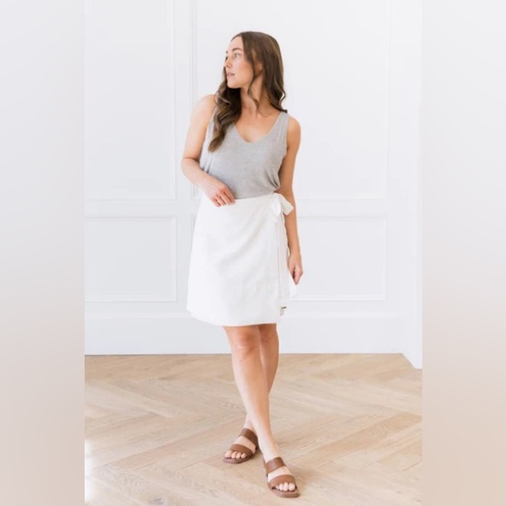 Cozy Earth Coastal Comfort Wrap Skirt